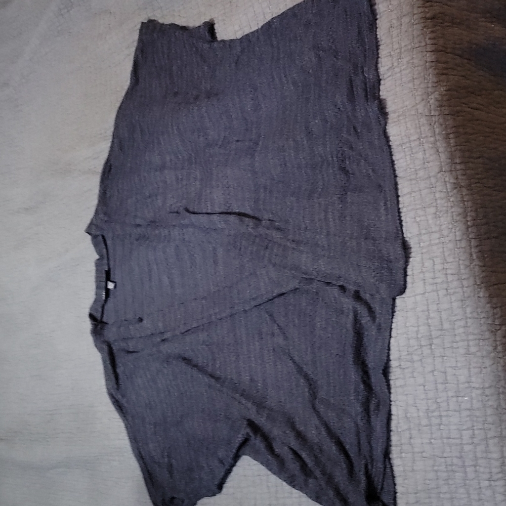 Lane Bryant short sleeve cardigan. Navy blue color